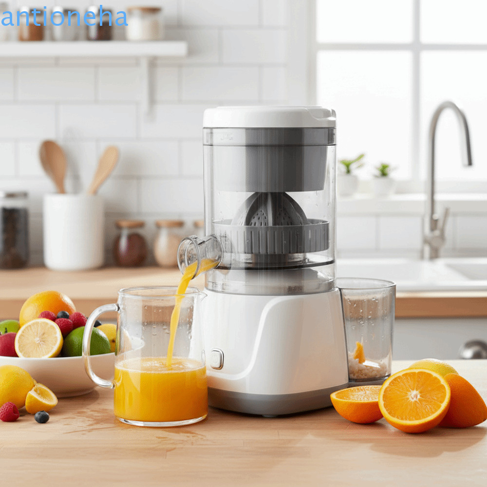 Espremedor De Separação Automática ANTIONEHA , Suco Portátil De Extrusão Eficiente | Recarregável
