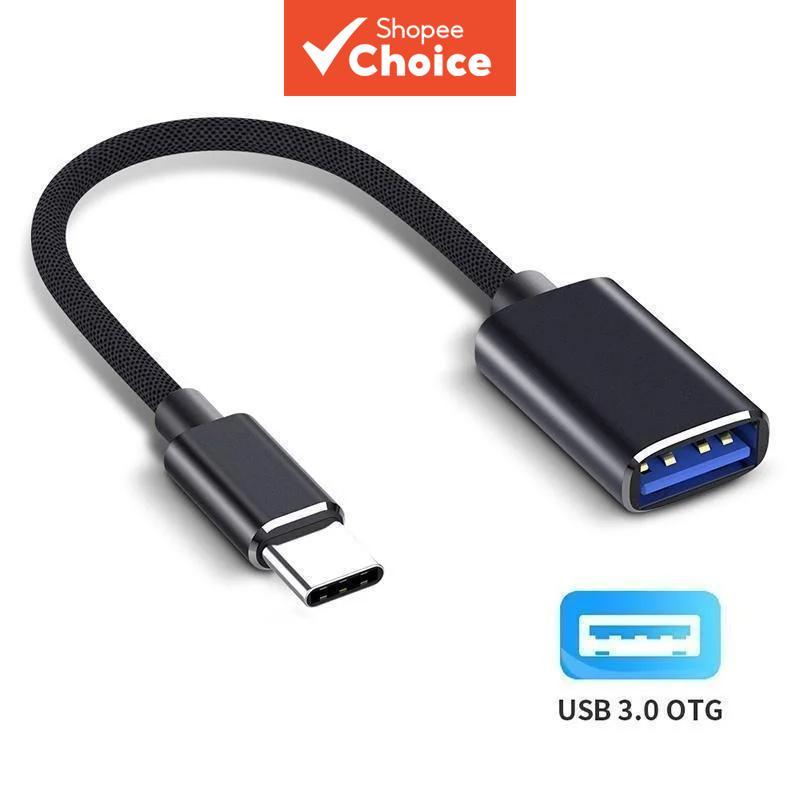  Adaptador Universal USB para Tipo C OTG, Mini Conector Divisor para Smartphones
