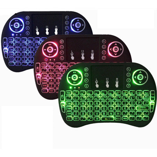 Mini Teclado Bluetooth Wireless Touchpad Air Mouse Para Smart TV Android TV PC Notebook Receptor USB