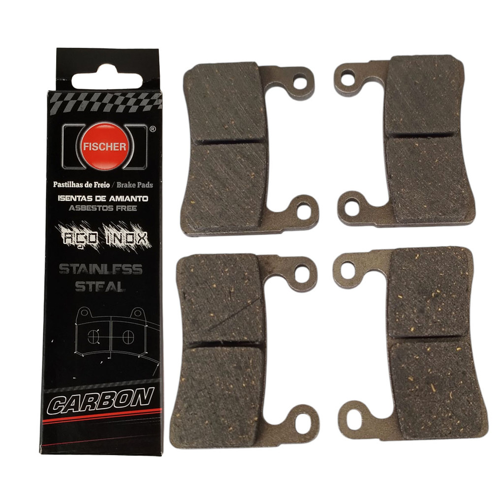 Pastilha Freio Diant BMW S1000 R RR XR / 1250 R GS / 1250 RT / 1250 RT SPORT (fischer FJ3082C Dupla)