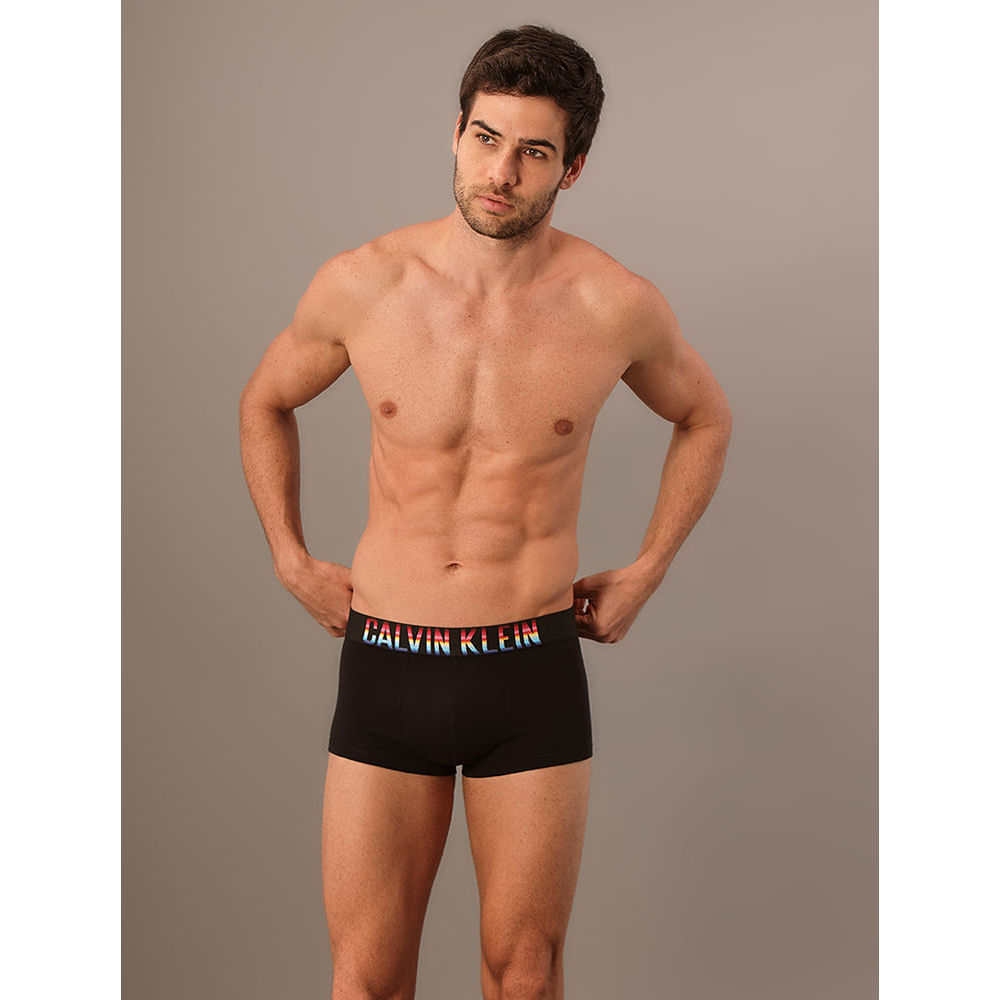 Cueca Low Rise Trunk Cotton Pride Calvin Klein Underwear - Preto