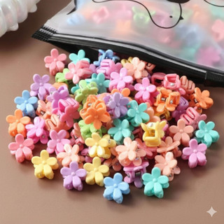 Kit 50/100 Mini Presilha de Cabelo Piranha Infantil Colorida Presilia Mini Prendedor Florzinha ENVIO RAPIDO