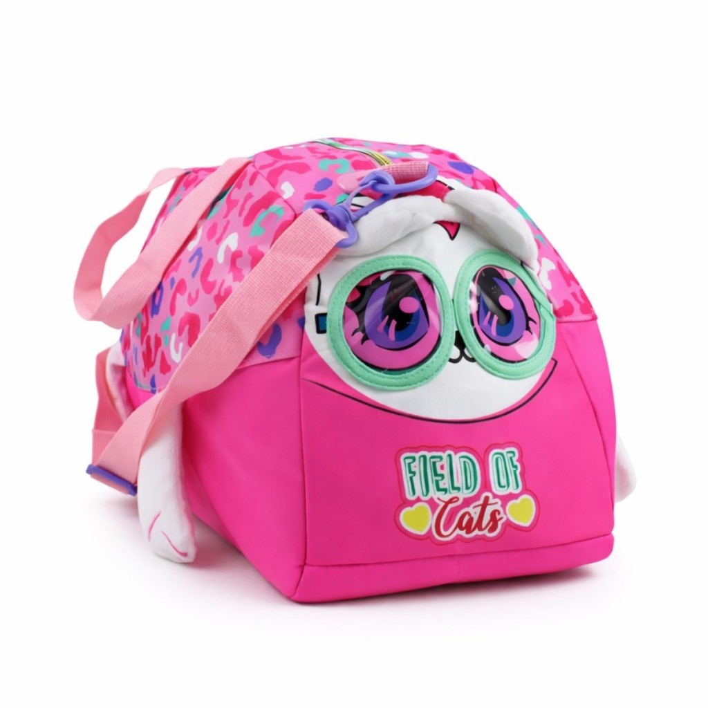 Bolsa Infantil Escolar Estampada Colorida Menino Menina Bolsa Passeio Viagem Alça Tiracolo Grande