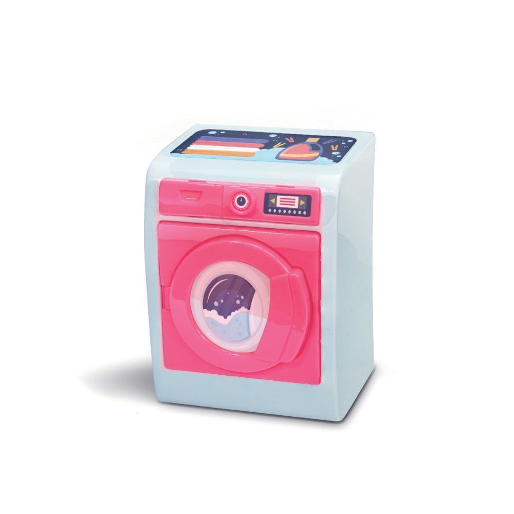 Brinquedo Máquina Lavar Roupinha Lavanderia Infantil Boneca Barbie Casinha Secadora Presente