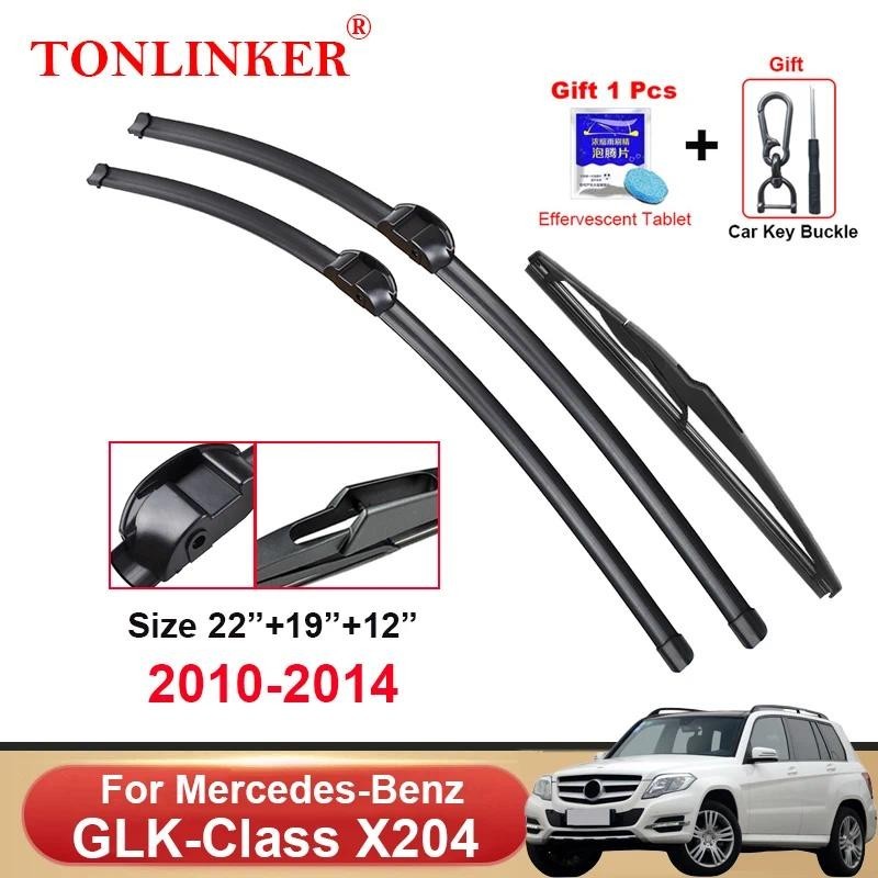 TONLINKER Lâminas De Limpador De Carro Para Mercedes Benz GLK-Class X204 2008-2013 2014 220CDI 350CDI 280 300 350 4MATIC