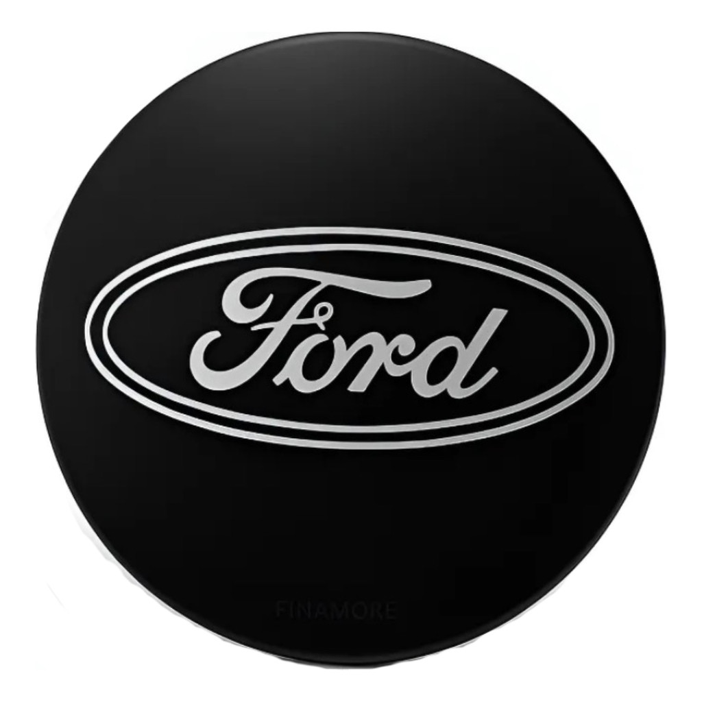 Calotinha Centro Roda Ford New Fiesta Focus Ka 55mm Preto