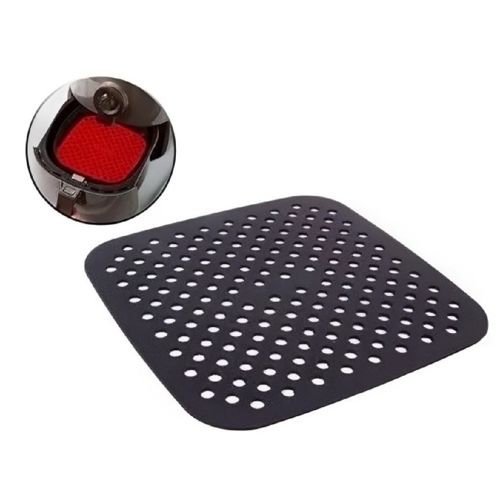 Kit 2 Und Tapete Silicone Quadrado Air Fryer Fritadeira 20x20cm Protege Cesto Antiaderente 