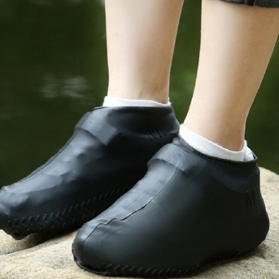 Protetor de Sapatos de chuva de silicone à prova d'água para crianças Tamanho S calça de 26 a 33