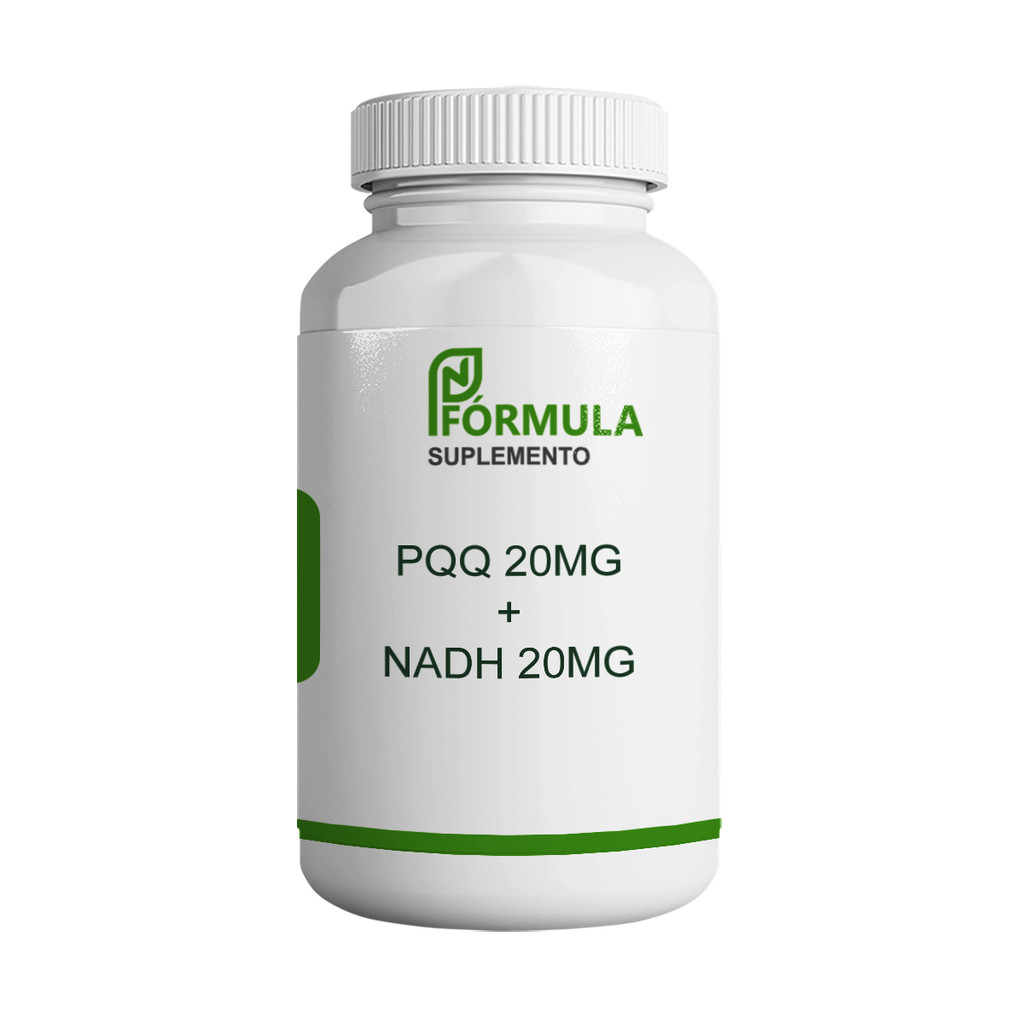 PQQ 20mg + NADH 20mg 120 Cápsulas