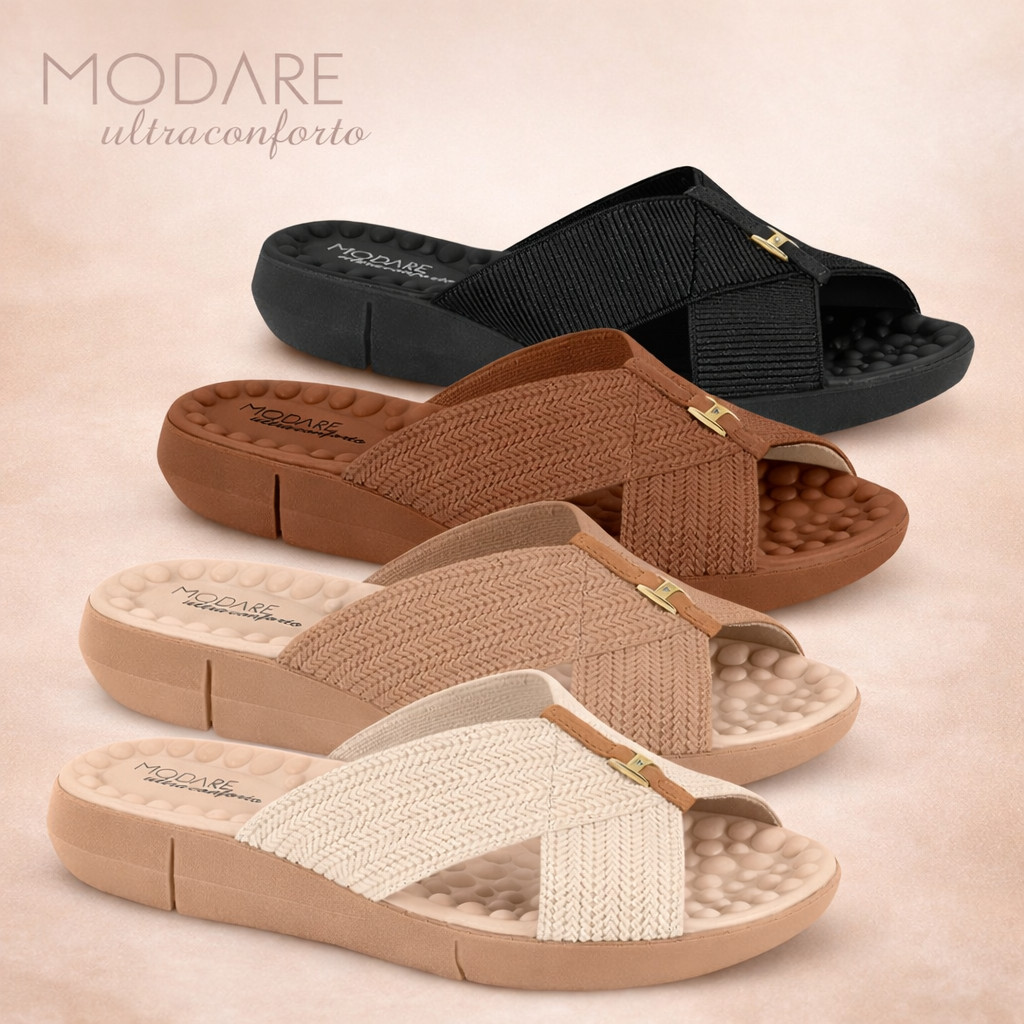Tamanco Casual Modare Ultra Conforto Feminino Esporão Massageador Modare.