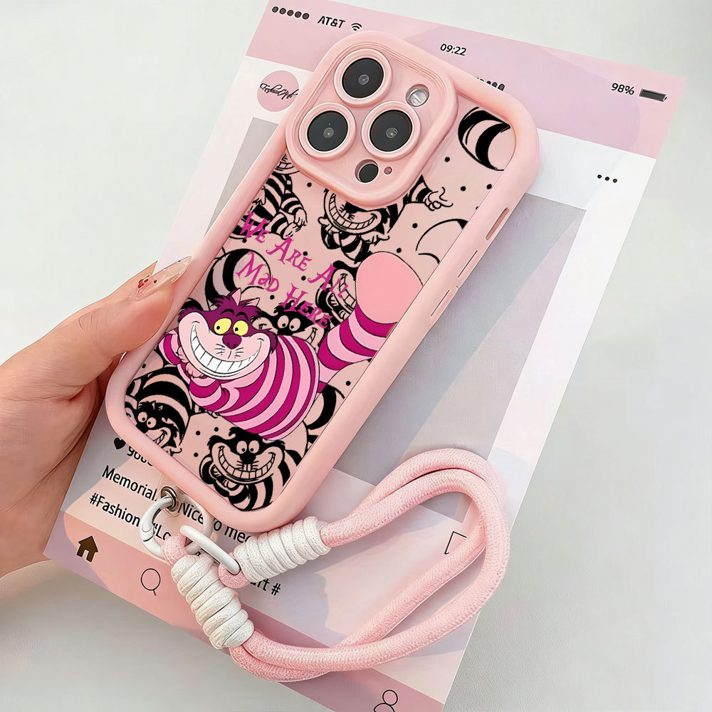 Capa Para Poco X7 Pro X5 X6 F6 F5 F3 M4 X4 X3 M6 C71 C75 C65 M5s 11Lite Um Gato Rosa Caso À Prova De Choque