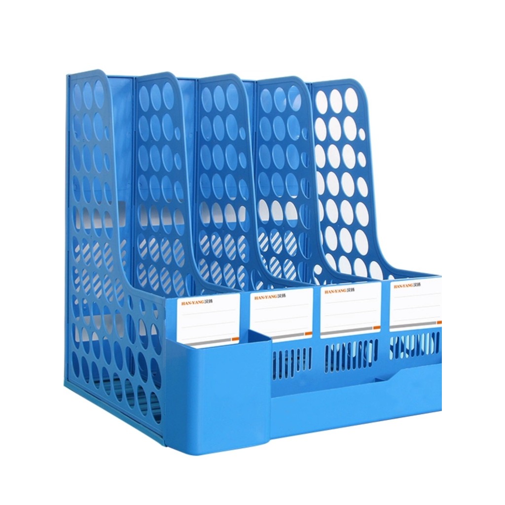 Rack de arquivo engrossado Caixa de arquivo de mesa Caixa de armazenamento de arquivo Rack de arquivo de escritório Prat