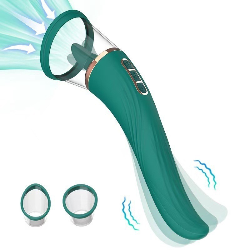 Estimulador Com Vibração E Sucção | Estímulo Duplo , Carregamento Magnético Rápido , Silicone Macio , Vibrador , Vibrado