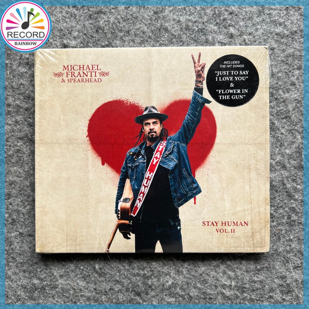 Michael Franti & Spearhead Stay Human Vol. II Original CD Album [Lacrado] Brand New 1Z06652 ZK