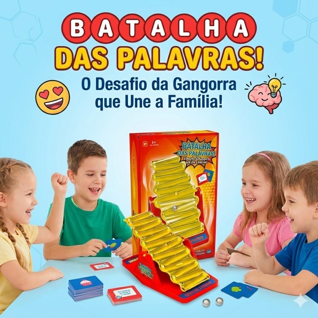 Brinquedo Desafio Batalha Das Palavras Gangorra Educativo E Interativo Familia Em Português Kizumba · foto 2