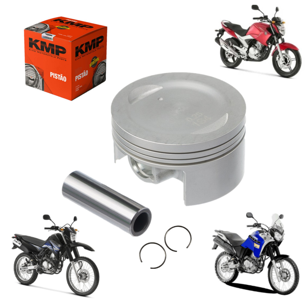 Pistão Fazer Lander Tenere 250 Std 0.25 0.50 0.75 1.00 Kmp em Oferta na Shopee