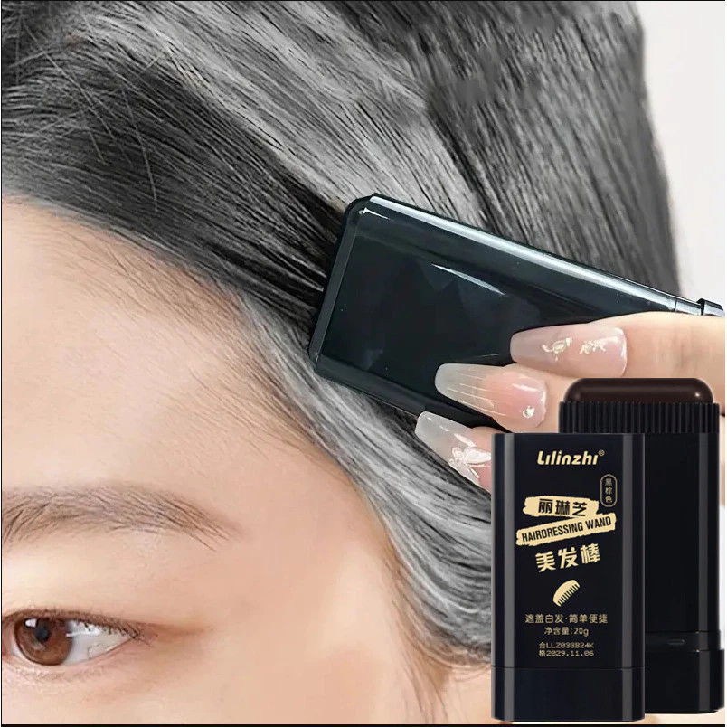 Grampo De Cabelo Resistente À Água E Ao Suor , Prova De Manchas Desbotamento , Cobre Cabelos Grisalhos , Pente Dentado