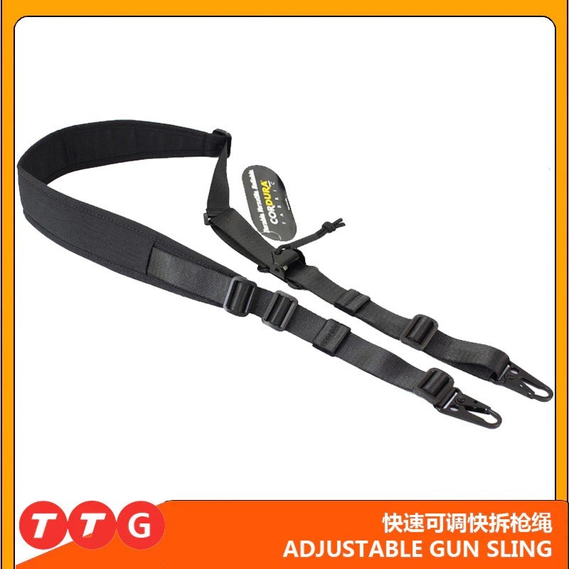 Bandoleira Tática Acolchoada Cabo Tipo Estilingue De Dois Pontos