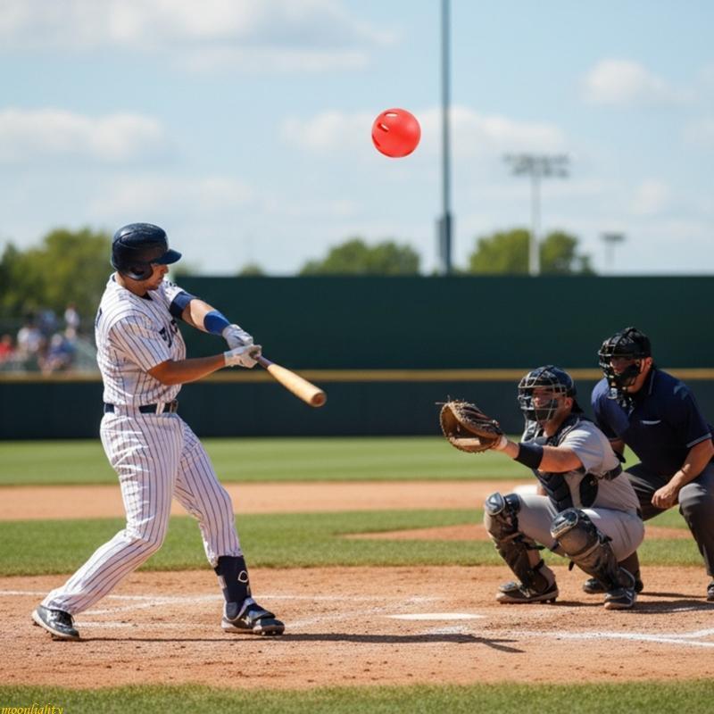 moonlighty 6 Peças Conjunto Bolas Treinamento Beisebol 74mm Tecnologia Macia Materiais Seguros Melhoram O Apert