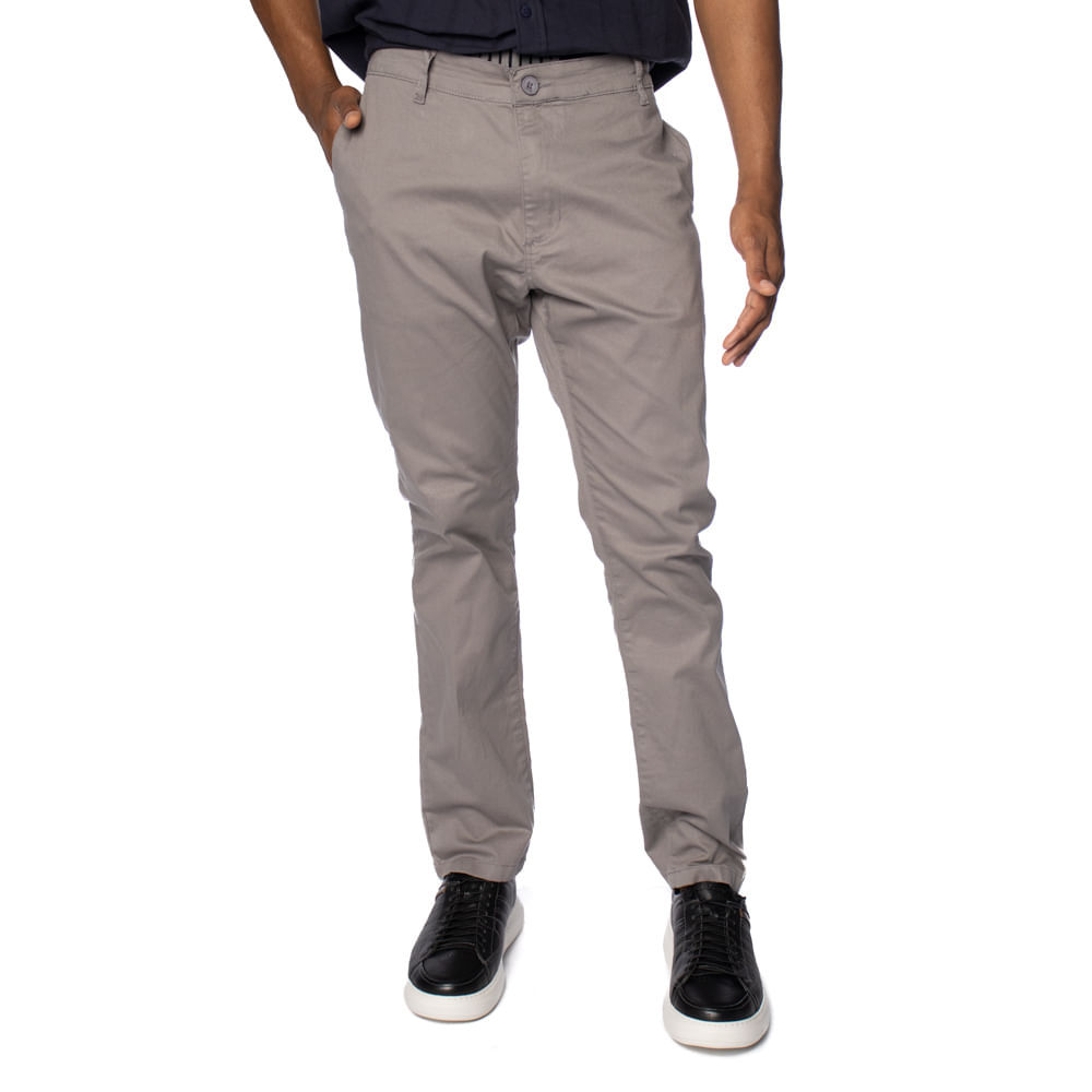 Calça Jeans Masculina Dixie Slim Cinza