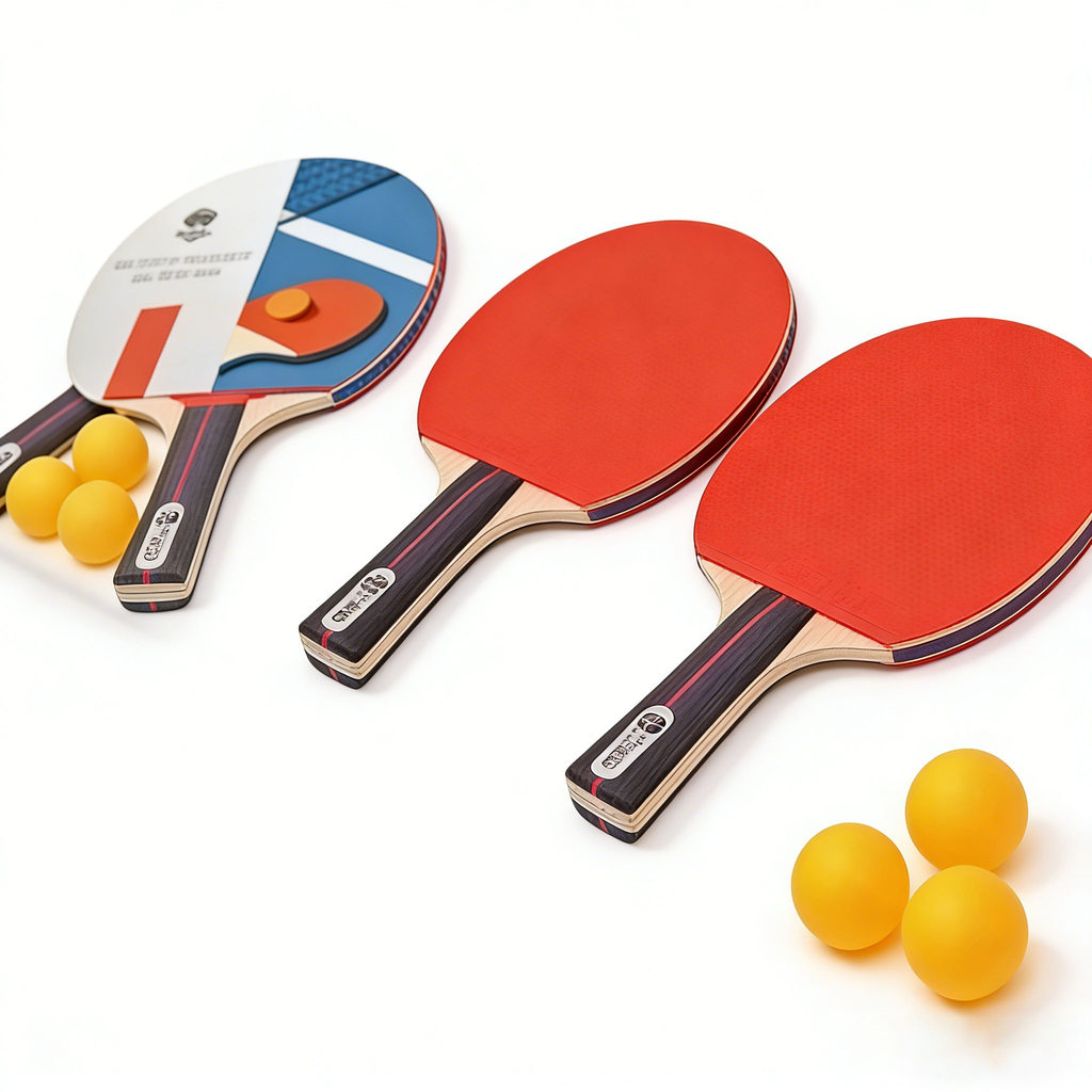 Kit 2 Raquetes de Ping Pong + 3 Bolas - Profissional para Tênis de Mesa e Lazer em Oferta na Shopee