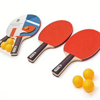 Kit 2 Raquetes de Ping Pong + 3 Bolas - Profissional para Tênis de Mesa e Lazer em Oferta na Shopee