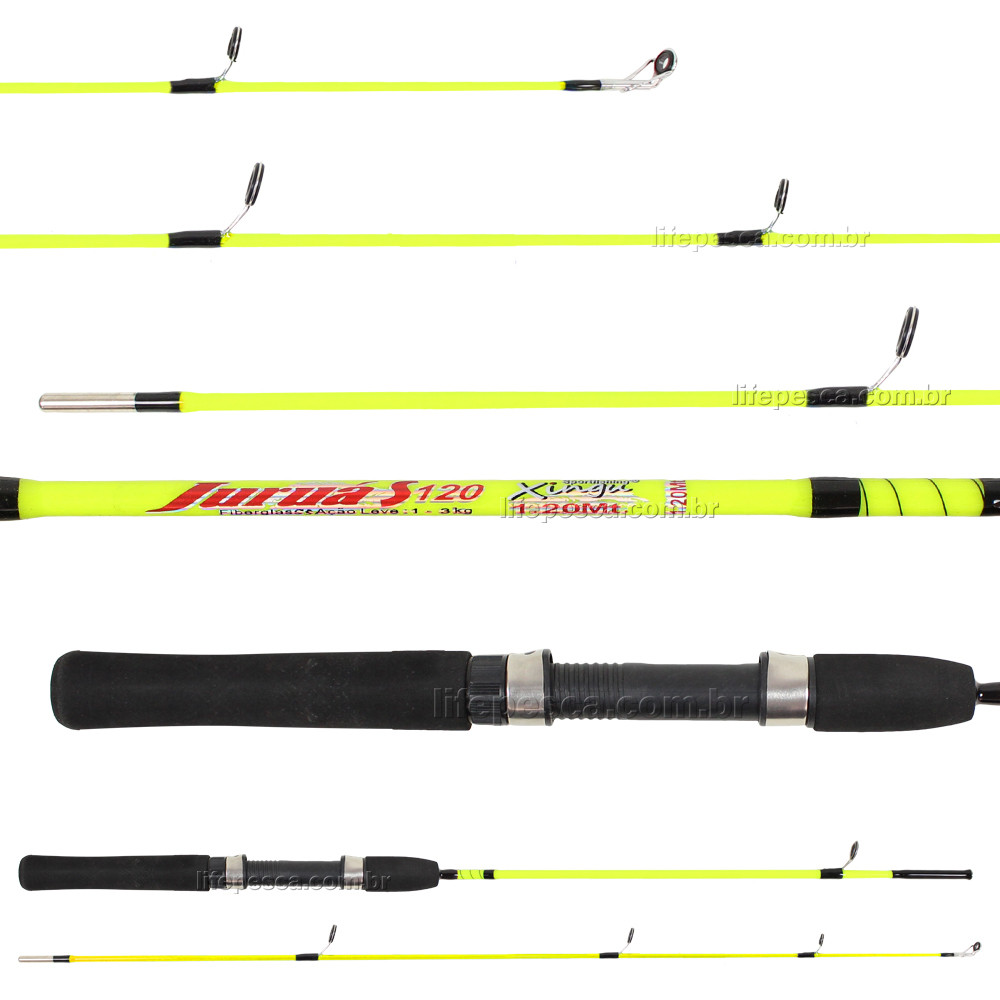 Vara Para Molinete Xingu Juruá (1,40m) 4-8lb S140 - 2 Partes