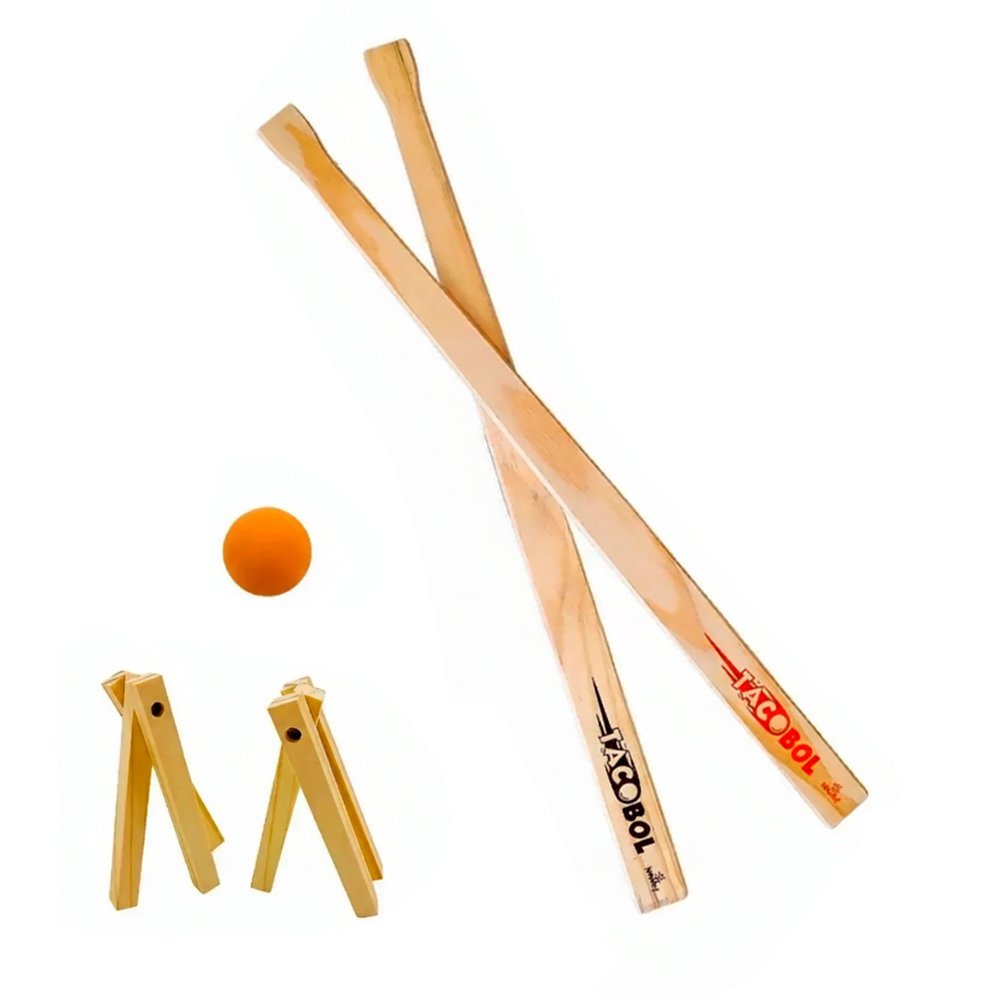 Jogo De Betes Bets Kit 2 Tacos + 2 Casinhas + 1 Bola Newart