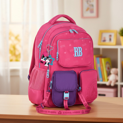 Mochila Escolar de Costas Rebecca Bonbon 20L Notebook Bolsa