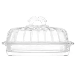Manteigueira Lyor Imperial de Cristal Ecológico com Tampa