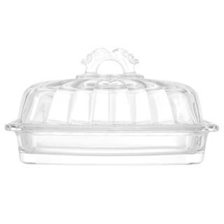 Manteigueira Lyor Imperial de Cristal Ecológico com Tampa em Oferta na Shopee