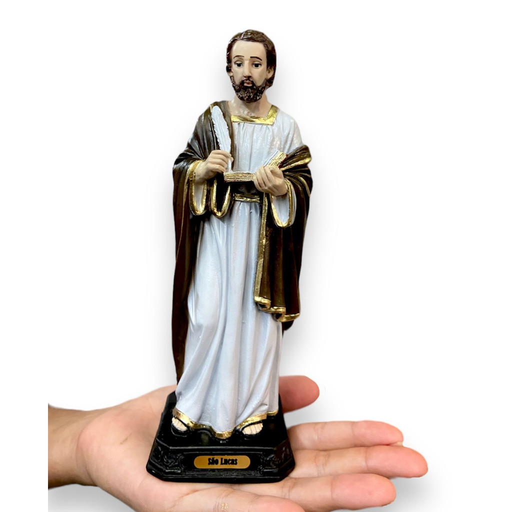 Imagem São Lucas Resina Nobre 20cm