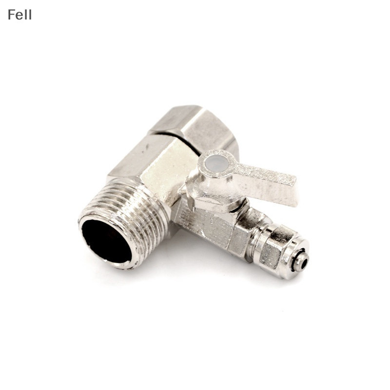 [Fel] Adaptador Do Purificador Filtro De Água De Alimentação 1/2'A 1/4 Torneira Da Válvula De Esfera COD Seguro