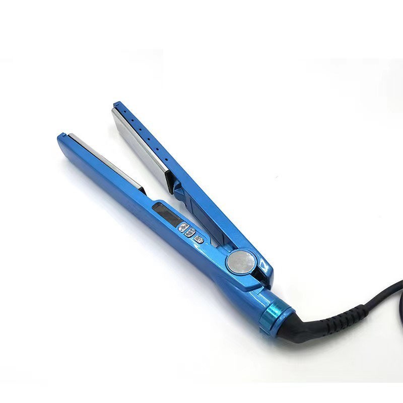 Prancha Chapinha Nano Titanium Alisadora Até 450º Cor Azul