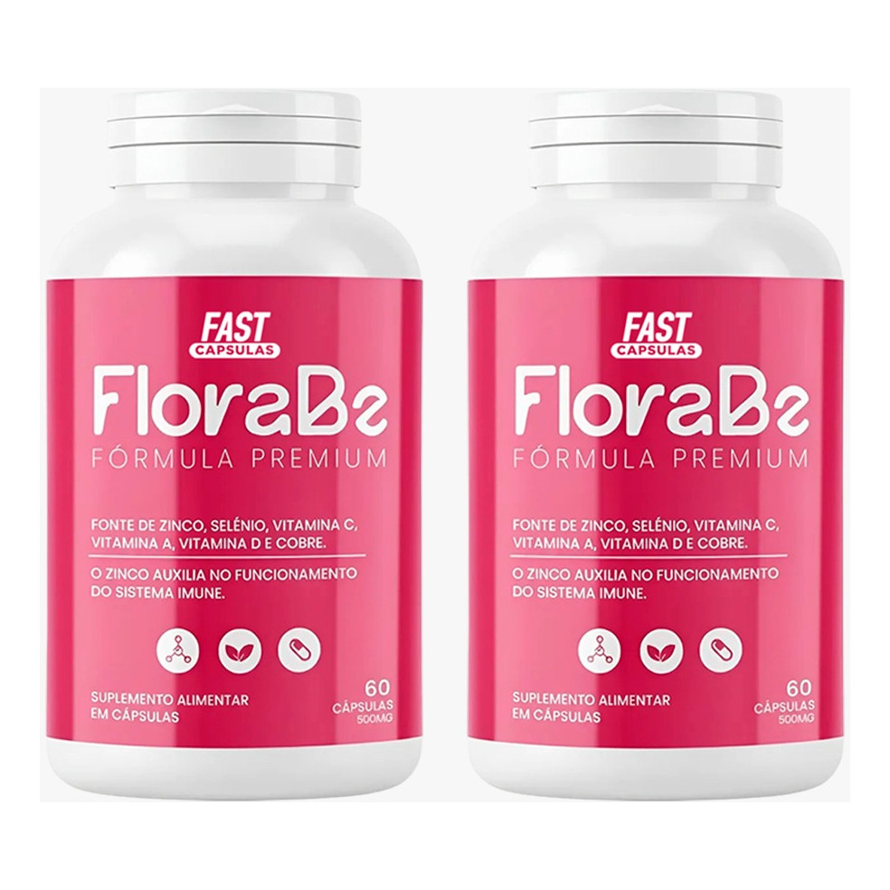 2 Florabe Suplemento Saúde Íntima Flora Feminina 60 Cápsulas em Oferta na Shopee