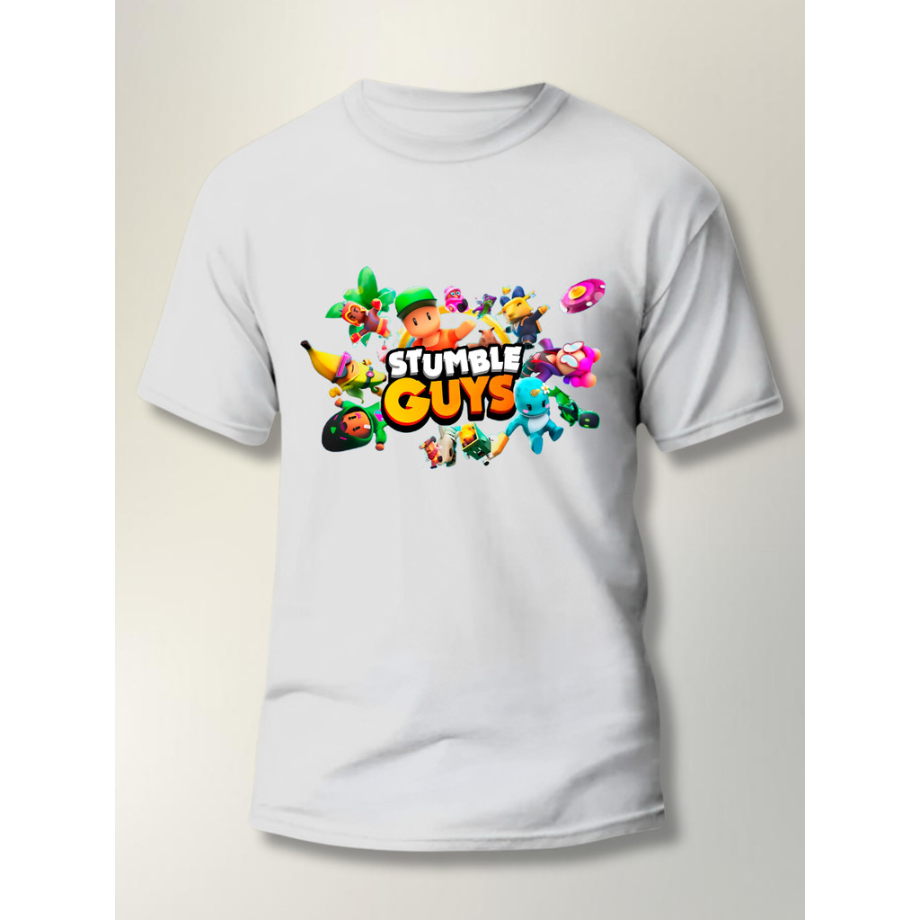 Camiseta Infantil Juvenil Stumble Guys Jogo Camisa Blusa T-shirt Unissex — imagem 2 de 2