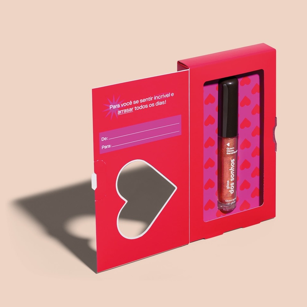 Quem Disse, Berenice? Gloss Labial Marrom Avermelhado Dos Sonhos 4ml