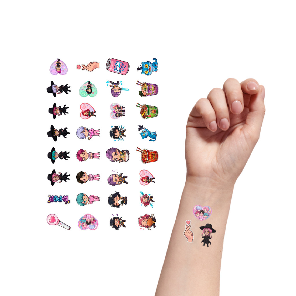 Tatuagem Temporária Infantil K-Guerreiras | Kit Festa 32-081