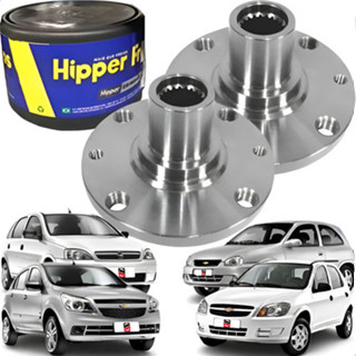 Par 2 Cubo De Roda Dianteiro Agile Celta Corsa Sem Rolamento em Oferta na Shopee