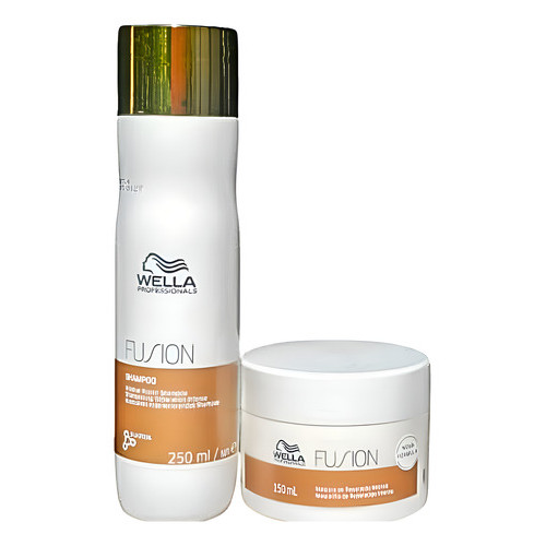 Kit Wella Fusion Intense Repair Shampoo 250 Ml + Másc 150 Ml