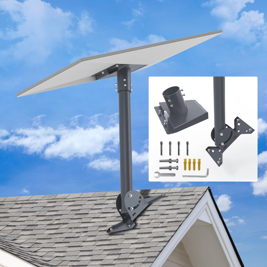 Kit Soporte Base Para Antena Starlink Estandar V3-V4 Tubo Recto.