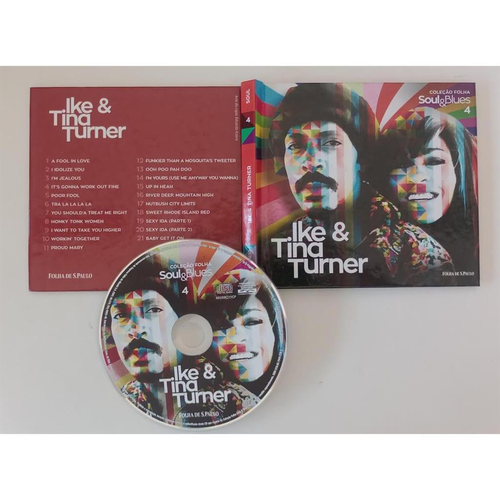 CD IKE E TINA TURNER COLEÇÃO SOUL E BLUES 4 FOLHA DE SP / IKE E TINA TURNER