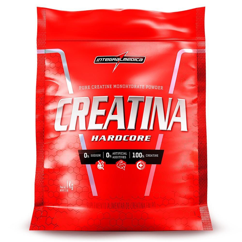Creatina Monohidratada Integralmedica Hardcore 1kg Pouch - Força, Resistência e Energia em Oferta na Shopee