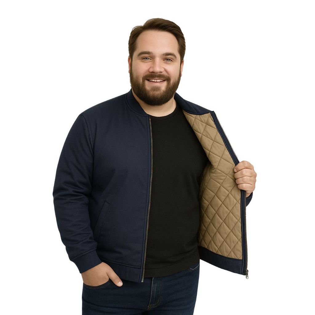 Jaqueta Bomber Dupla Face- Plus size | KLA