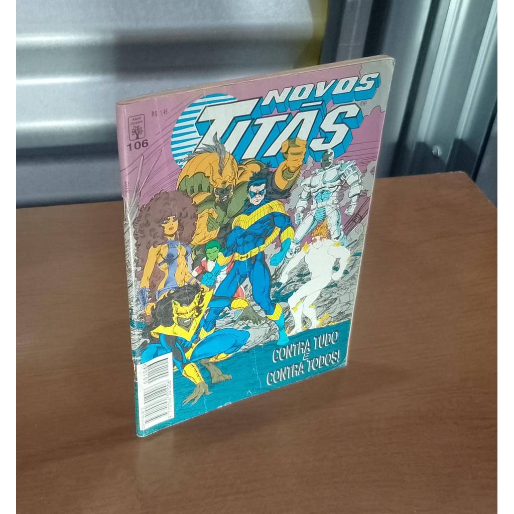 HQ Novos Titas volume 106 ( Abril 1995 ) Contra Tudo e Contra Todos