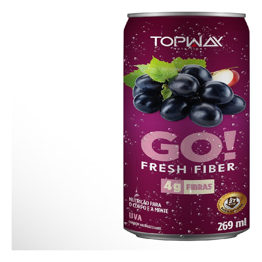 Bebida Gaseificada Prebiótica Go Fresh  Sabor Uva 269ml