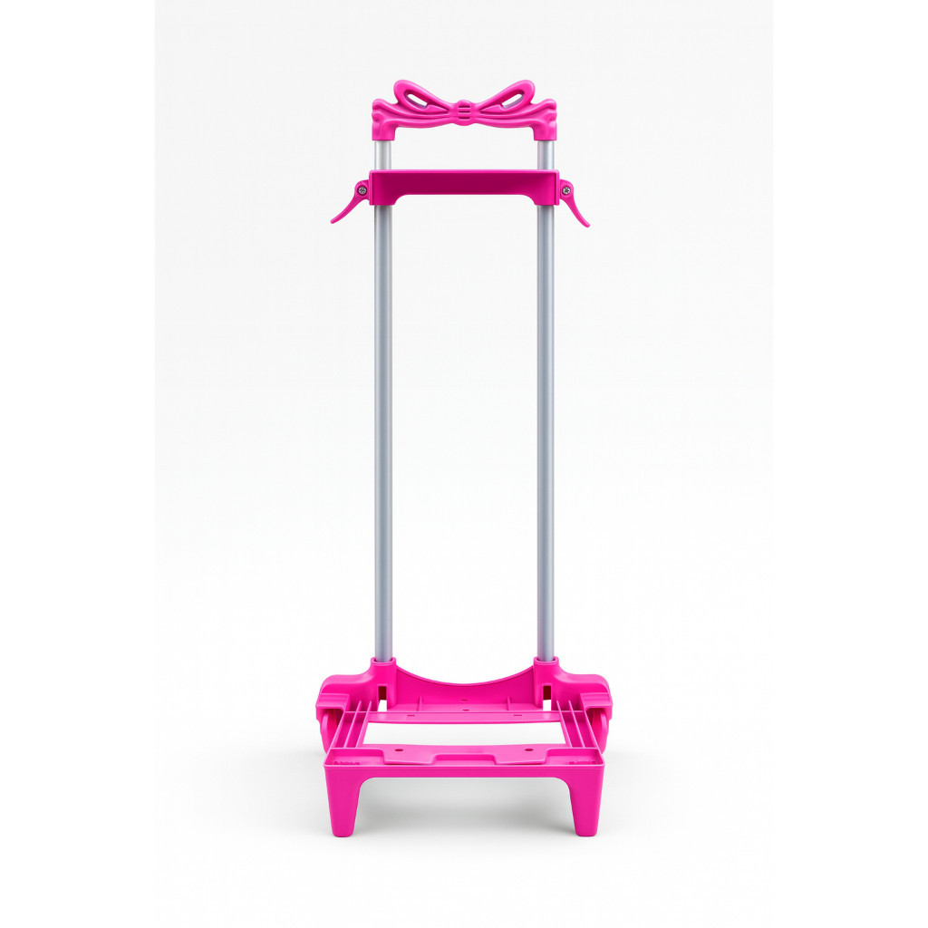 Carrinho ROSA de Suporte Universal para Mochilas 40cm