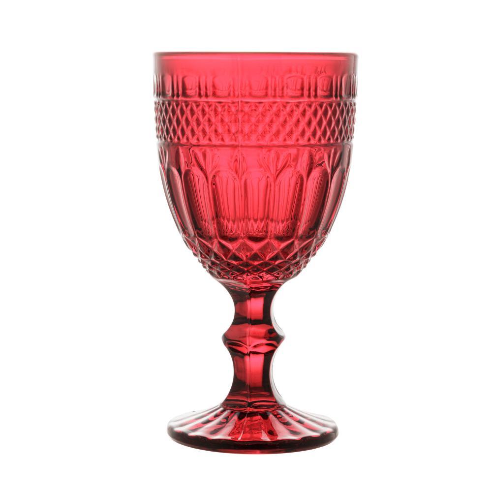 Taça para Água Brand 320ml Vermelho Vidro Wolff