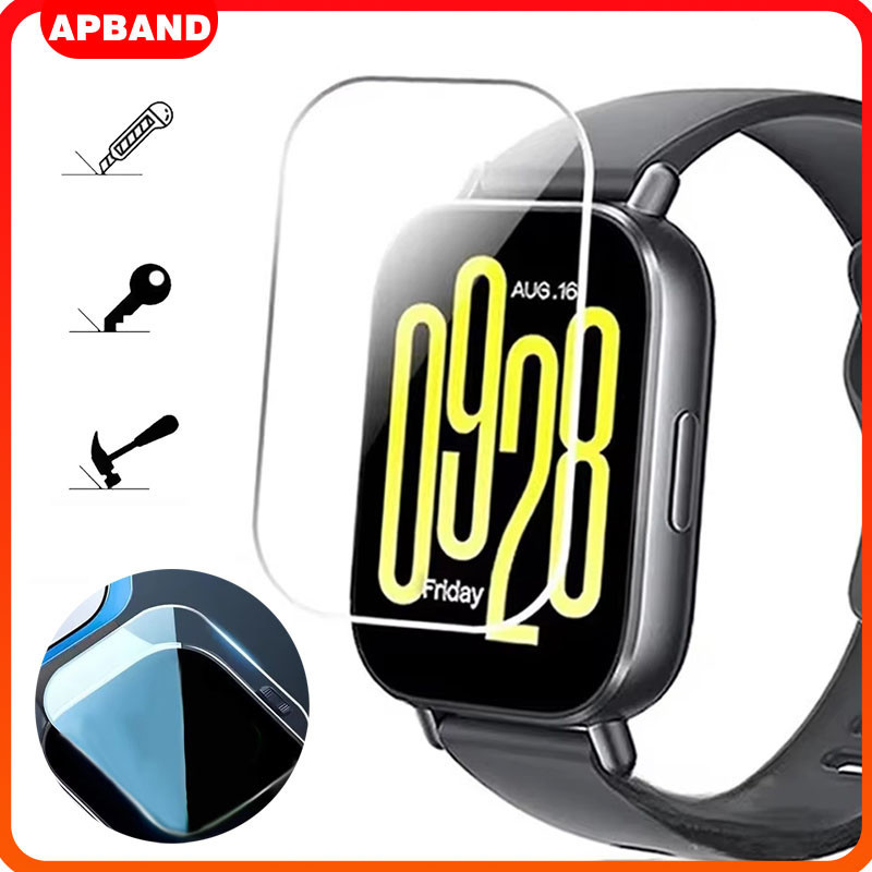 Película Com Vidro Para Relógio Smartwatch Redmi Watch 6/5/4/Redmi Watch 5 3 Active/5 3 Lite Protetor De Pantalla
