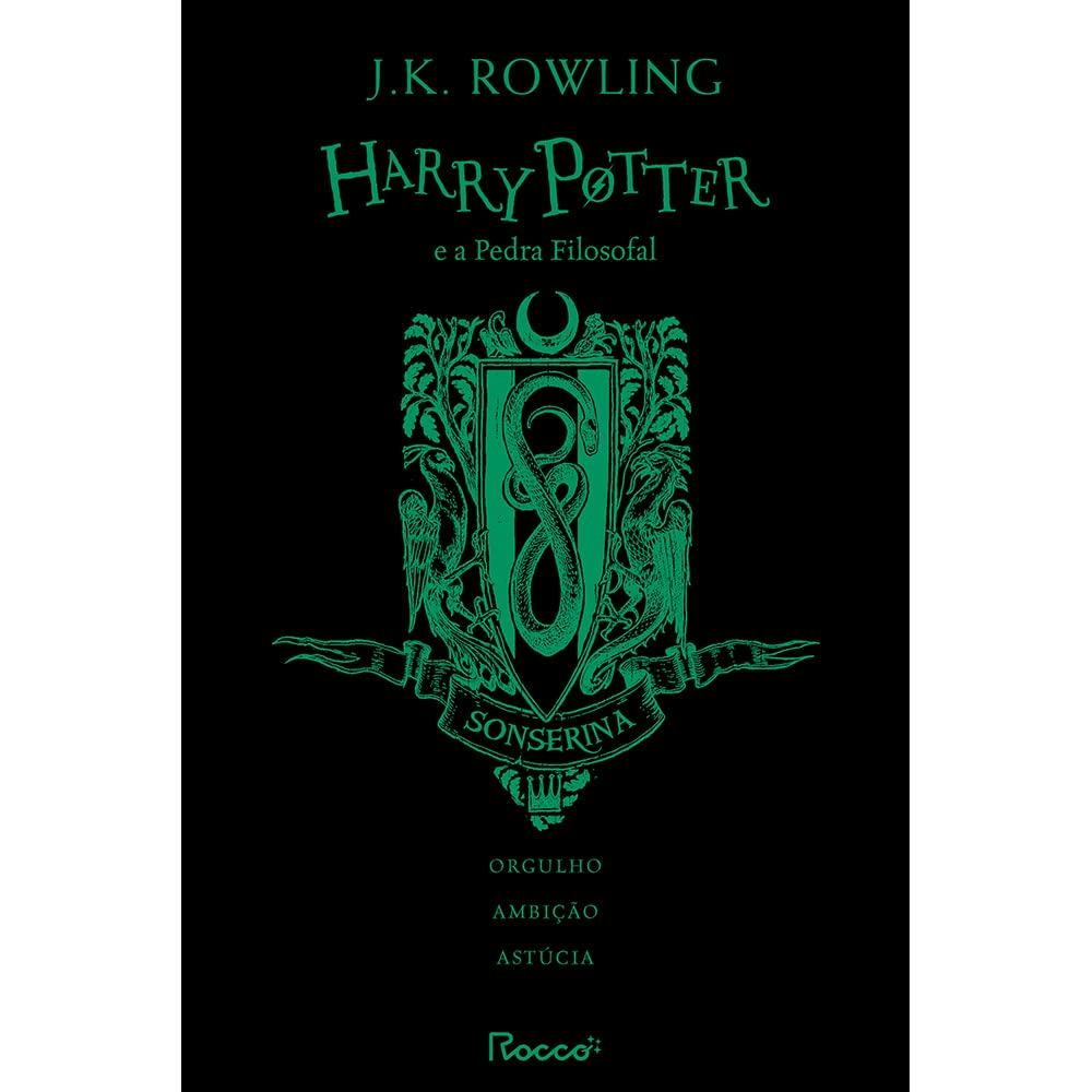 Harry Potter e a Pedra Filosofal - Volume 1 - Capa Sonserina - Autor: J. K. Rowling - Ed. Rocco ( p17 )